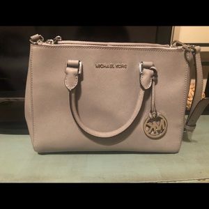 Gray Michael Kors Sutton bag